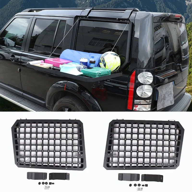 

Car Rear Window Glass Armor Protective Frames Foldable Shelf Storage Rack For Land Rover Discovery 4 LR4 2010-2016 Accessories