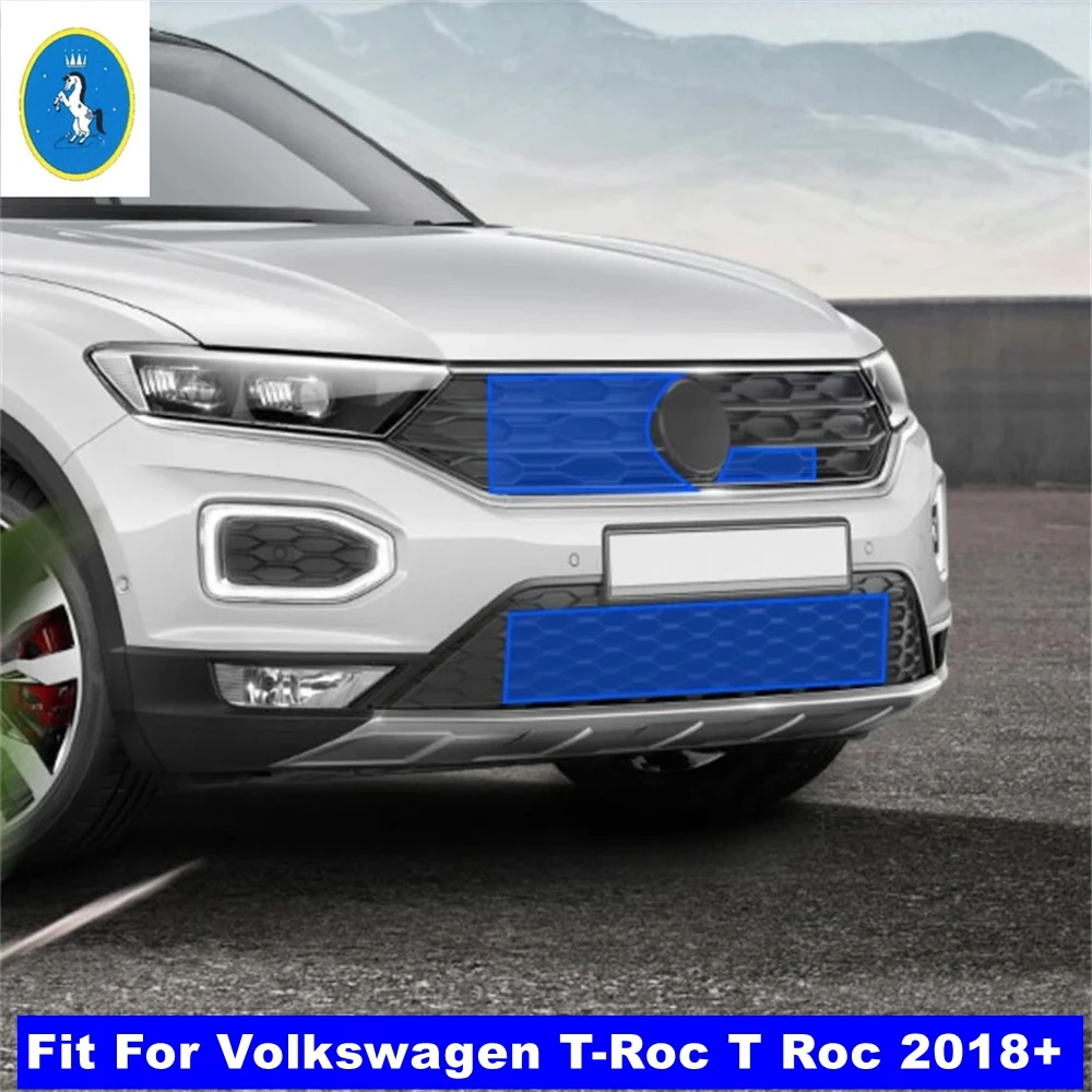 

Metal Car Accessories Front Grille Insert Net Insect Screening Mesh Protection Cover Trim For Volkswagen T-Roc T Roc 2018 - 2021