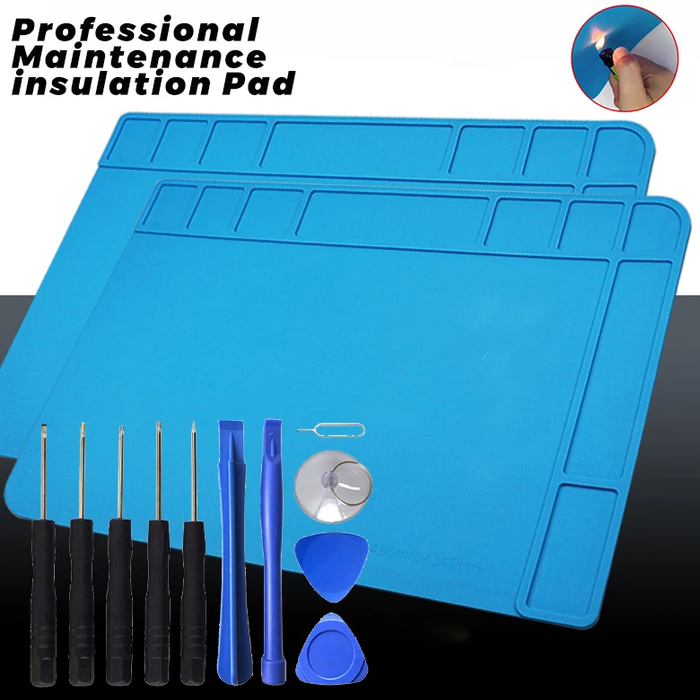 Heat Insulation Soldering Mat Job Tools Computer Desktop Repair Tool Kit Working Pad Mobile Phone Repair Tools DIY Opening Tool