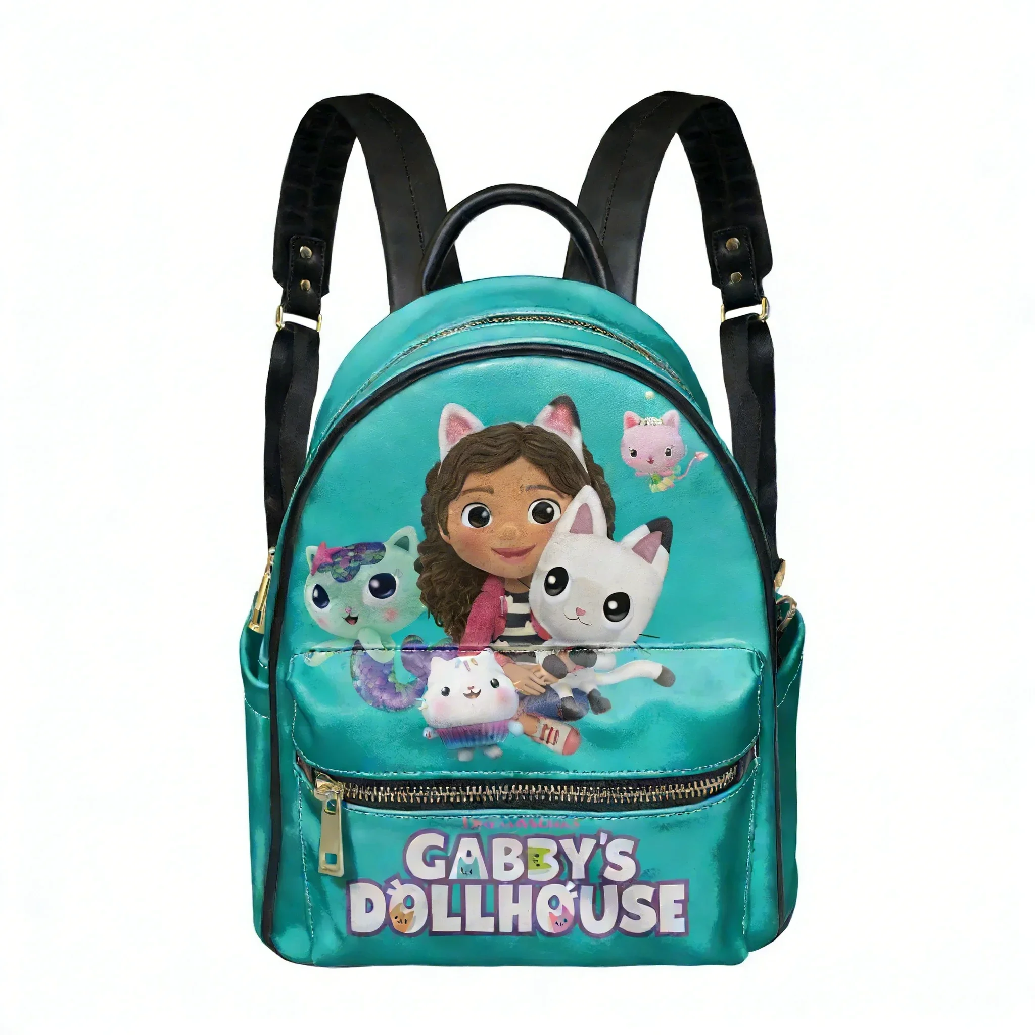 

Gabby's Dollhouse Backpack Womens Mens Knapsack Tailor-made Double Shoulder Bags Business Travel Bookbags Rucksack Gift Daypack