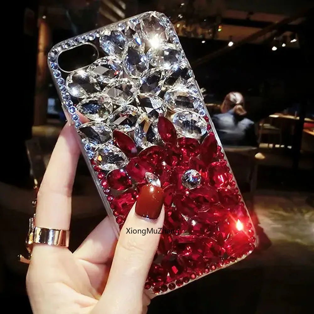 Luxuriöse Diamant-Handyhülle für Samsung Galaxy S23 S26 Ultra S22 Plus S25 S24 Fe S26 Plus Note 20 Ultra 10 Strass-Cover Coque – Detail 9
