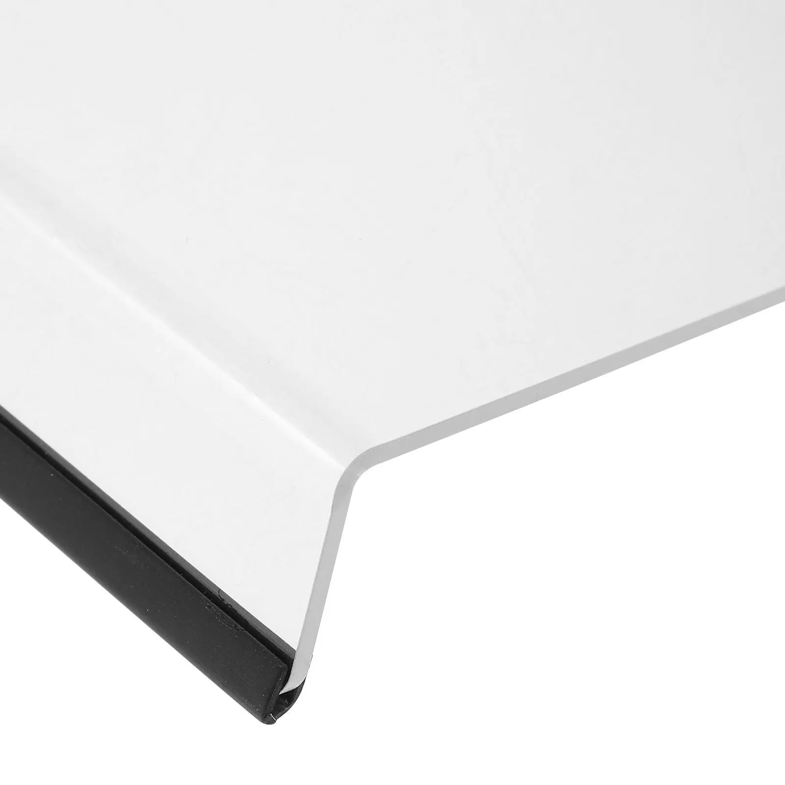 Keyboard Stand Acrylic Riser Ergonomic Height Curved Edge Anti-Slip Strip for Desk Computer Accessories Desktop