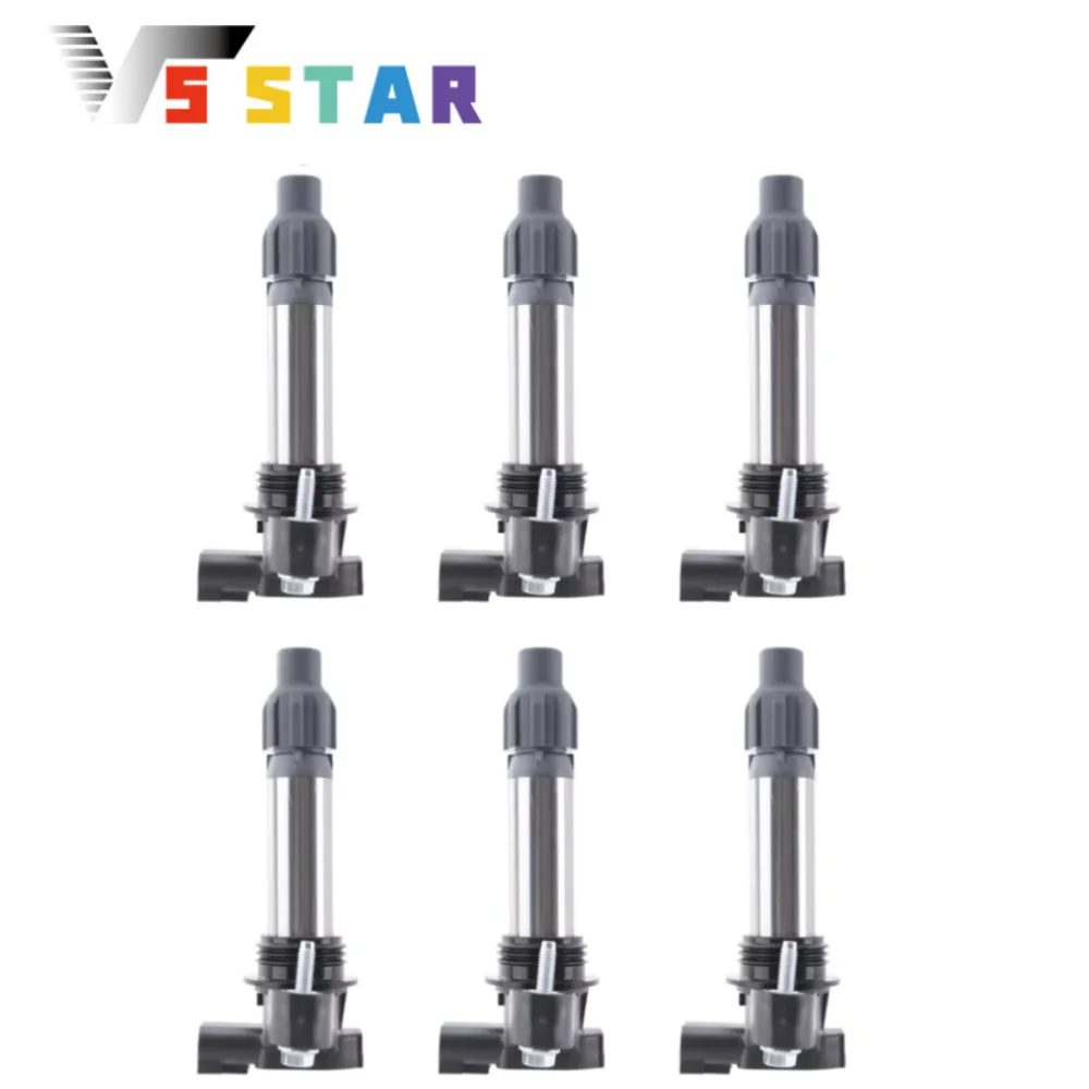

3340078J00 3340078J01 3340078J02 6pcs High Quality Ignition Coil & Spark Plugs For 2009-2010 Suzuki Grand Vitara V6 3.2L EL-1072