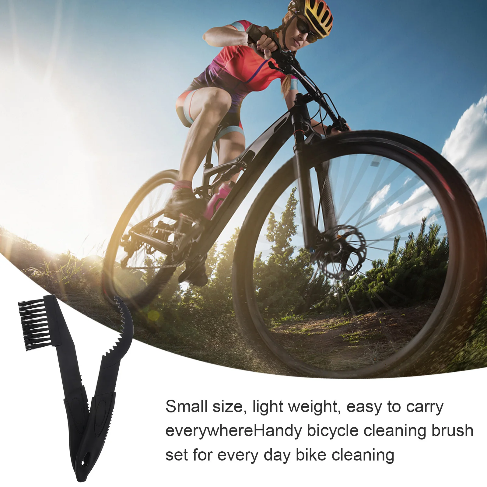 

5Sets Chain Crankset Brush Set Bike Cleaner Tool Durable Nylon Fit Road Bike Chain Cleaning Accessory Cleaner Tool for
