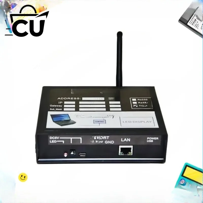 Multifunctional Light Emitting Diode 7-segment Digital Gas Logo Wireless Hair Box