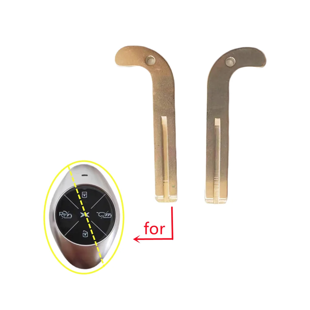 

1pcs Emergency Smart Insert Key Blade Blank for Xiaopeng Car Remote Smart Card