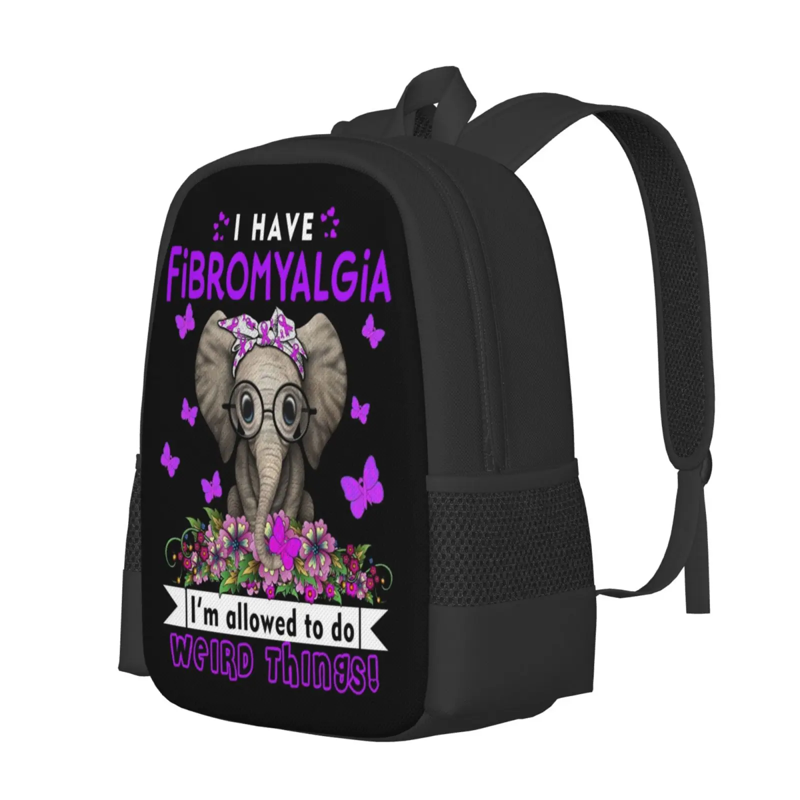 Funny Fibromyalgia Warrior I Have Fibromyalgia I'M Allowed To Do Weird Things! Hot Sale Schoolbag Backpack Fashion Bags