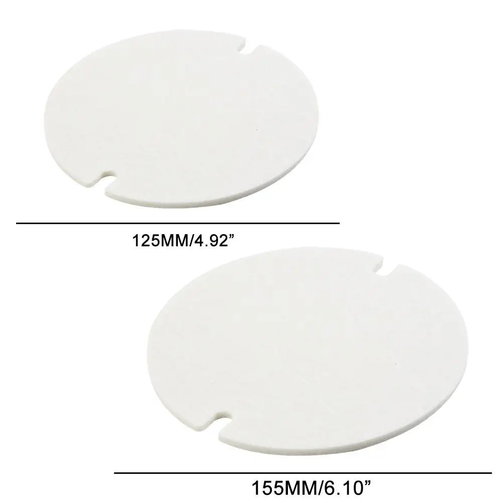 125/155mm Calcium Magnesium Silicate Fiber Paper Flat Gasket Stove Chimney Pipes Stove Door Glass Seal Parts Heat Resistant