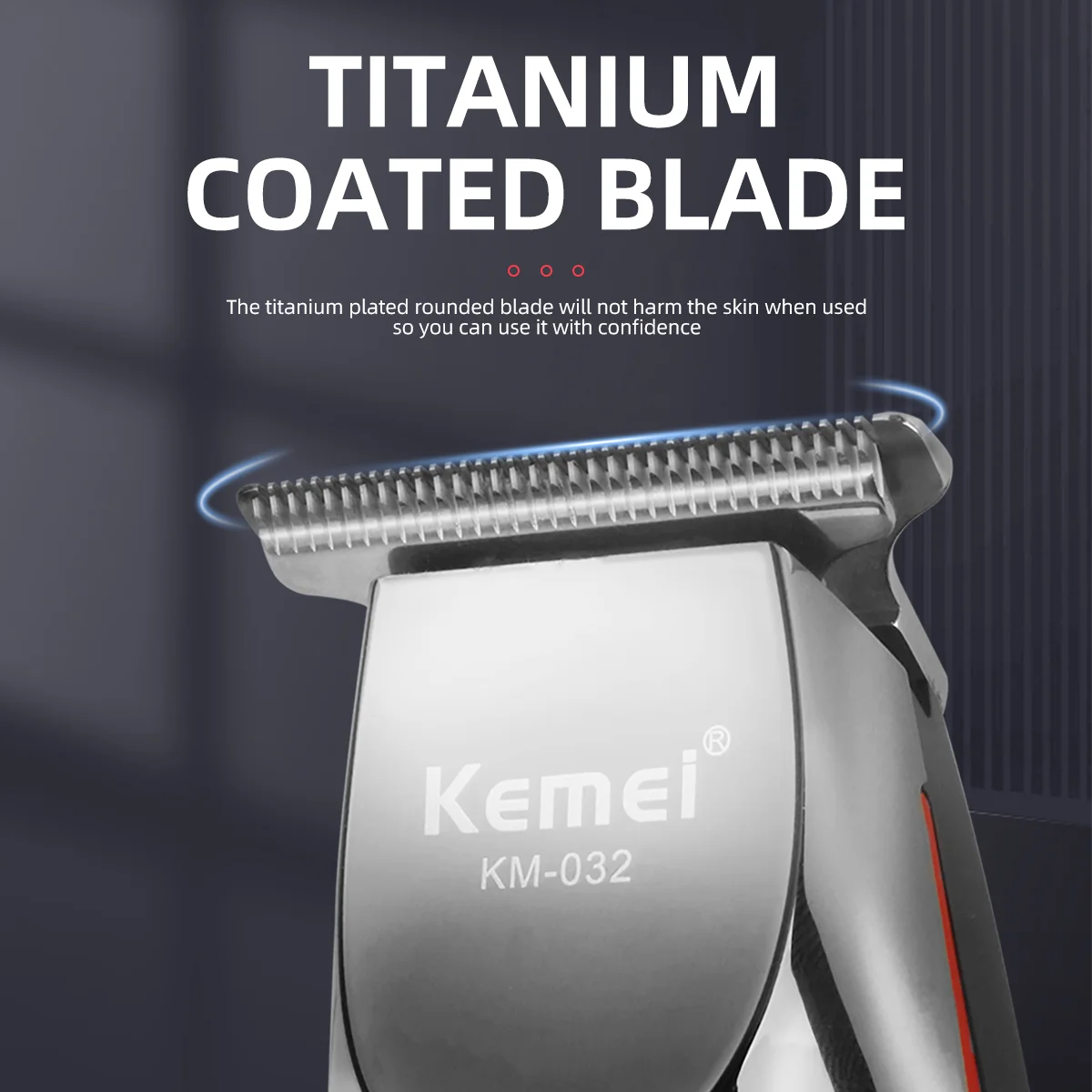 Kemei KM-032 Trimmer per toelettatura per uomo macchina professionale per tagliare i capelli finitura taglio di capelli Cordless Clipper elettrico