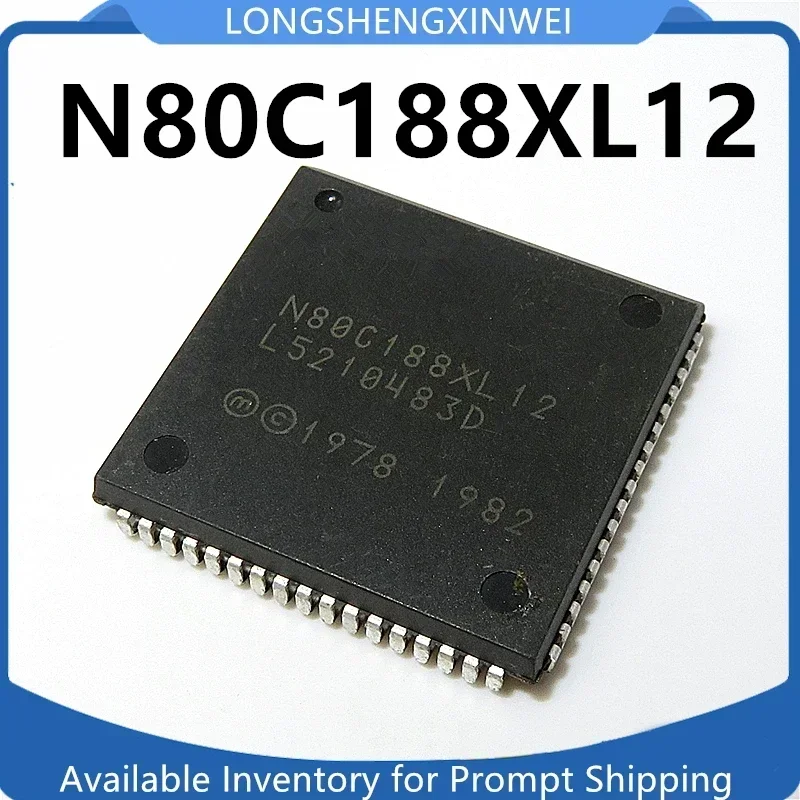 1PCS New Original Microcontroller Chip for N80C188XL12 N80C188 PLCC-68