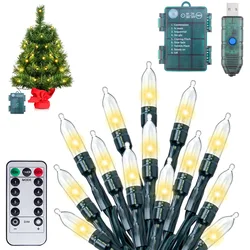 10M 100LED Fairy Lights String Remote USB Christmas Tree Lights For New Year Party Garden Terrace Garland Christmas Decoration