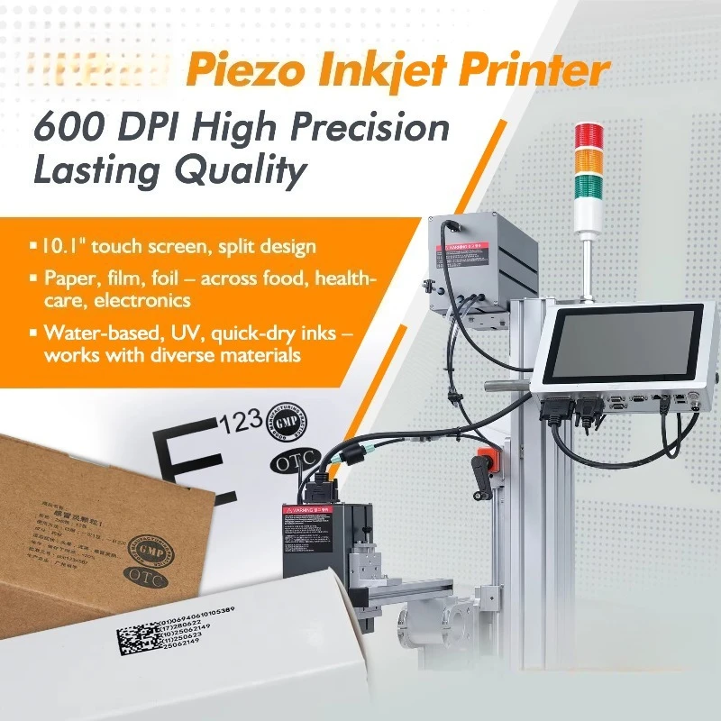 FL Compact Piezo Inkjet Printer Forward/Side Printing Lightweight Easy Installation for Various Industrial Scenarios Customized