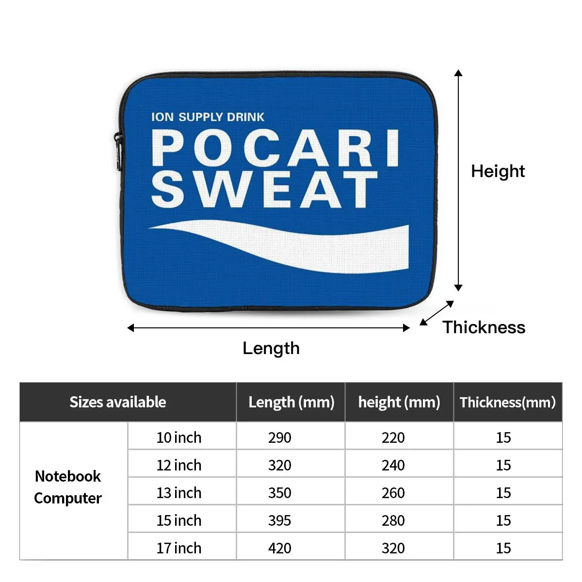 Just Some Pocari Sweat Merch Notebook Laptop Bag Case Pouch 10 12 13 15 17 Inch For Macbook Air Pro Tablet Shockproof Case Bag