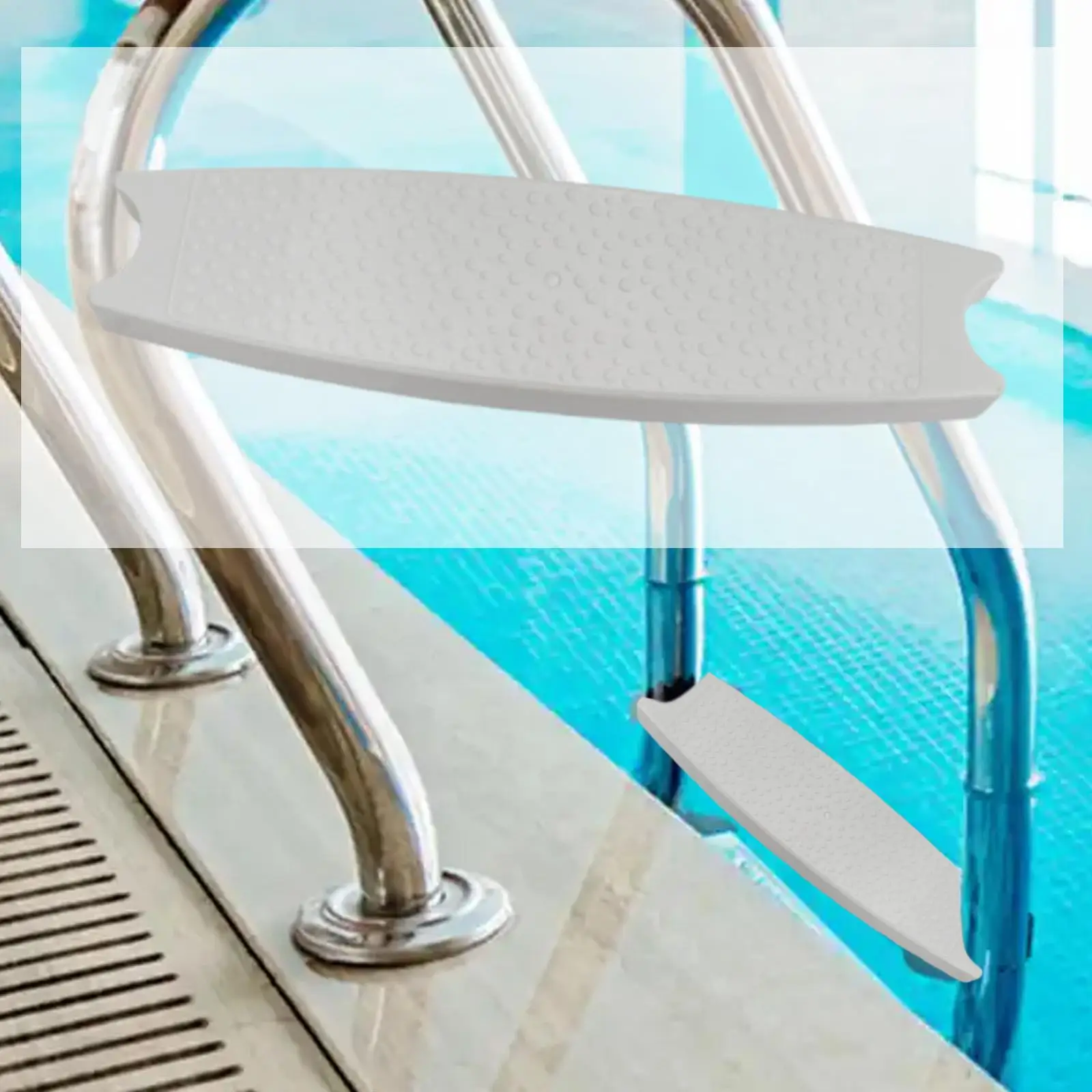 ABS Pool Ladder Pedal Single Non Slip Dotted Step Universal Replacement for Hot Spring Water Park Pools