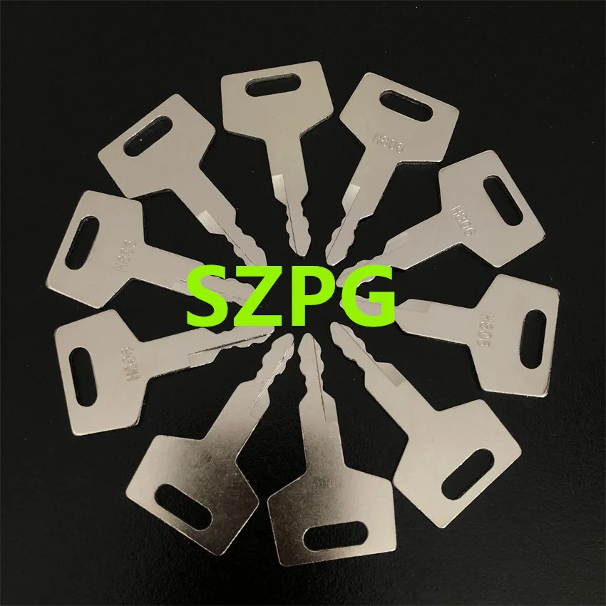 5/10/20PCS H806 Key for Takeuchi Excavator Track Loader BU1698X2 Open Door Lock Key