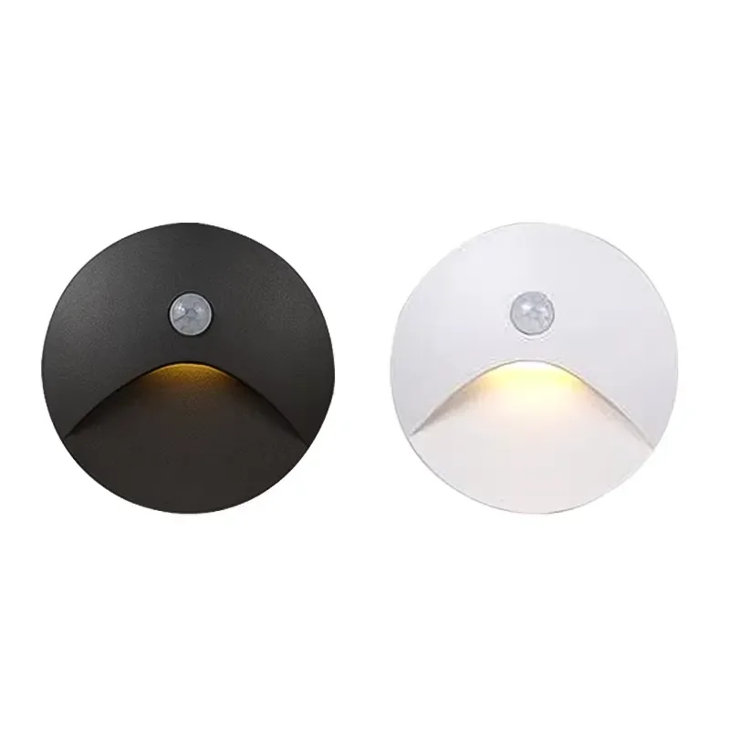 for  New Intelligent LED Step Light IP65 Waterproof Motion Sensor Wall Light Energy Saving Night Light  Stairwell Ambient