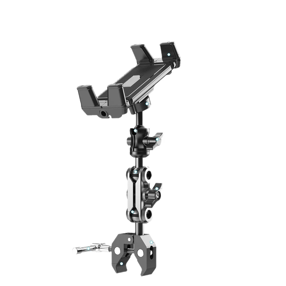 Tablet stand suitable for treadmill,, wheelchair, golf cart, microphone,exercise bike,stroller