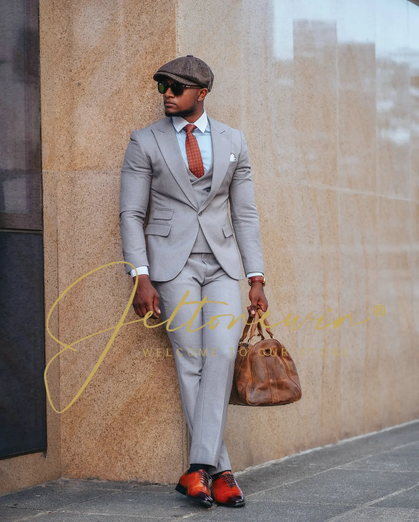 Men's Light Gray Th… - image