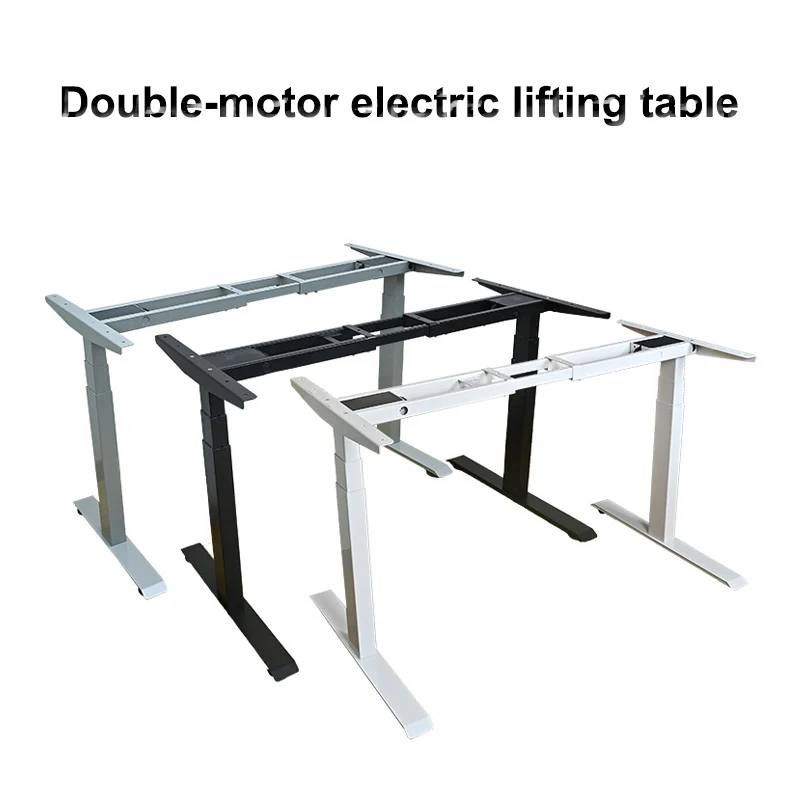 

Electric Desk Lifting Bracket Table Double Motor Intelligent Electric Lifting Table Three-Section For Computer Office Desk