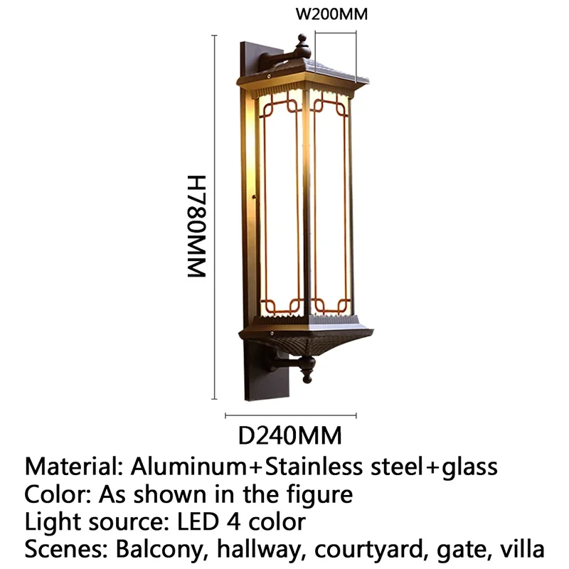 Imagem -06 - Anita-contemporânea Led Lâmpadas de Parede Externa Simplicidade Elétrica Impermeável Varanda Corredor Pátio Villa Portão Hotel