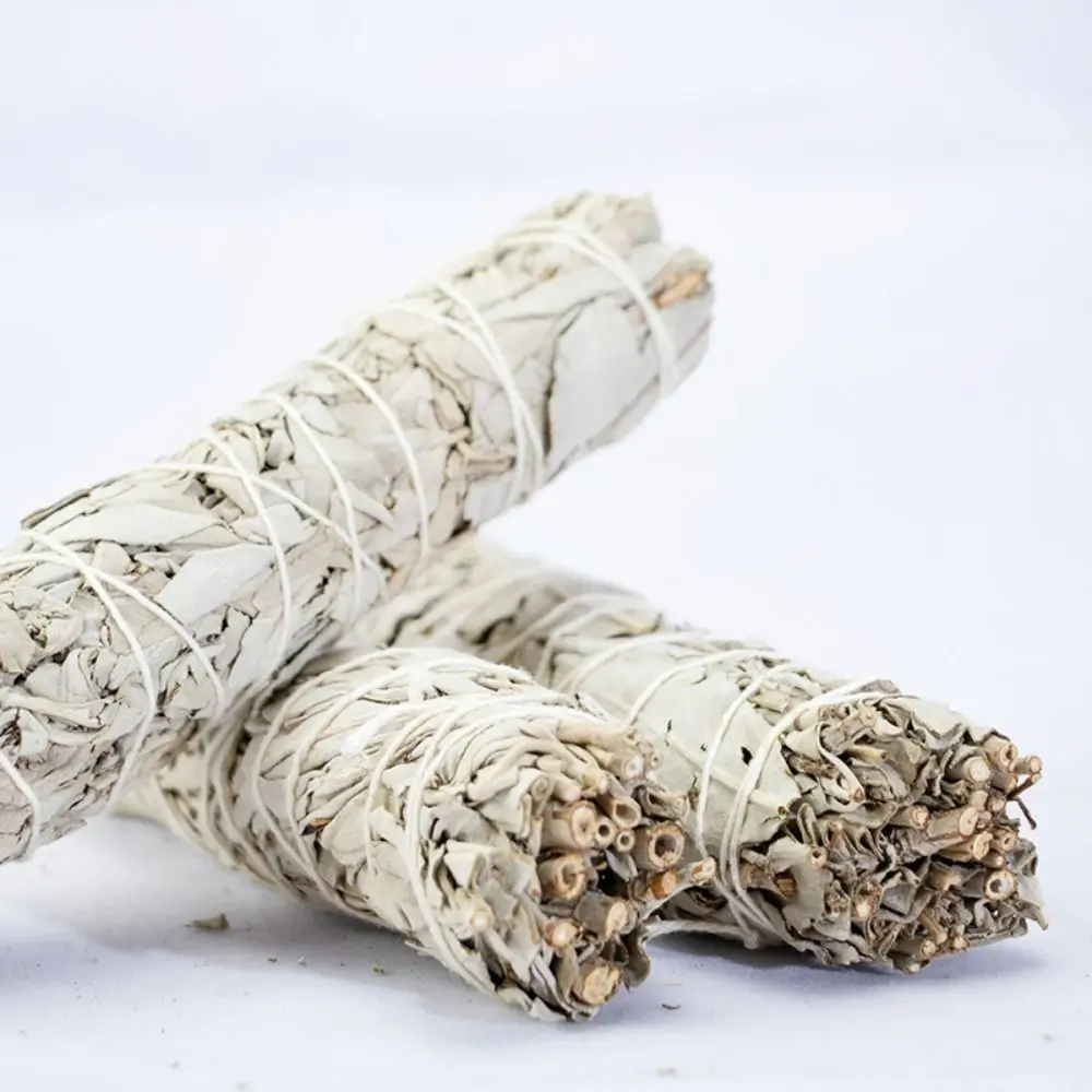 10cm White Sage Bundle Portable Multifunctional California Smudge Stick Wand Natural Practical Energy Cleansing Bundles