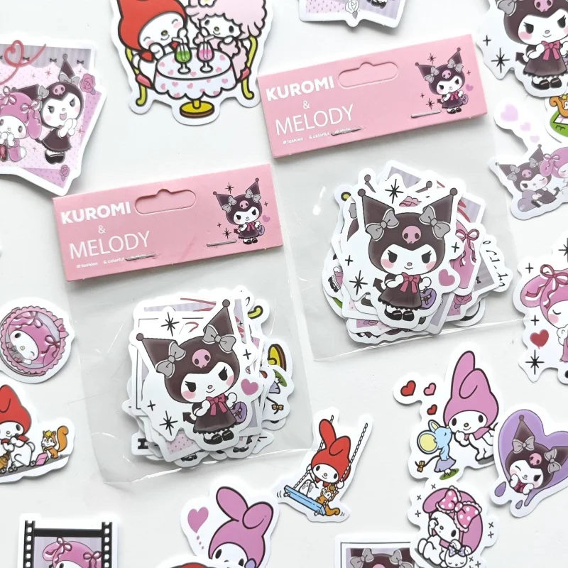 24-pacchi-lotto-sanrio-kuromi-adesivi-carino-diario-fai-da-te-adesivo-sigillante-decorativo-album-etichetta-stick