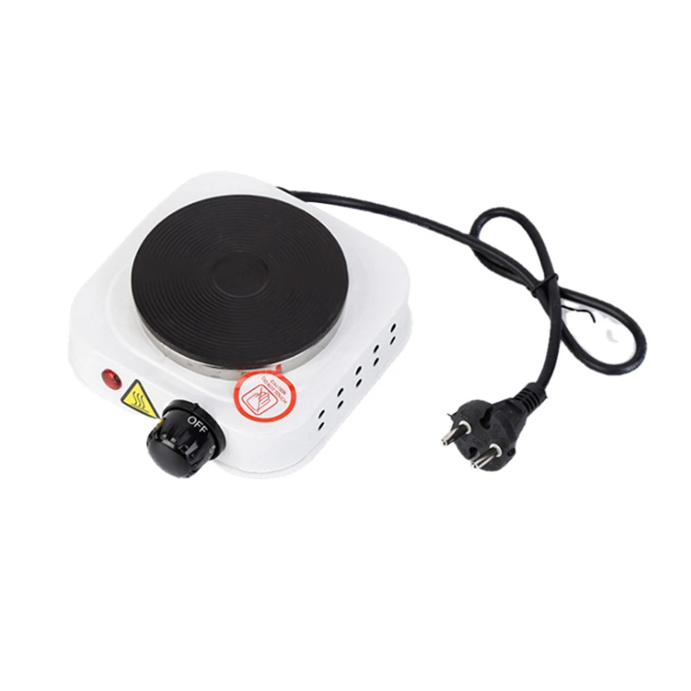 AB30-500W Electric Stove Hot Plate Iron Burner Household Cooking Appliances EU Plug White