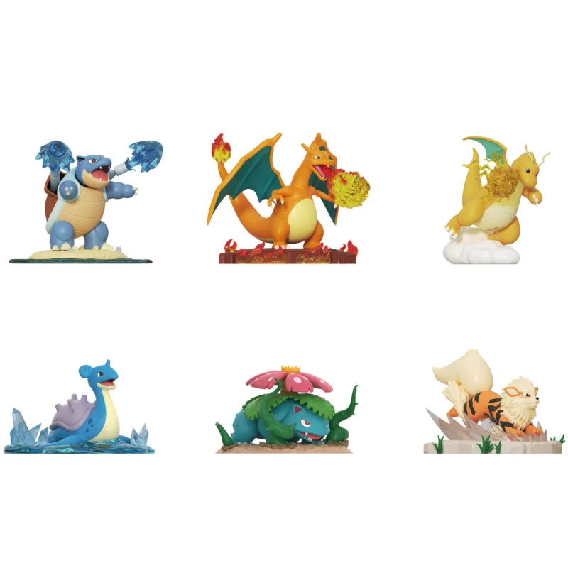 Image of Echte Pokemon-Anime-Actionfiguren Call Of Duty GK PVC Charizard Blastoise Arcanine Lapras Venusaur Dragonite Weihnachtsgeschenk