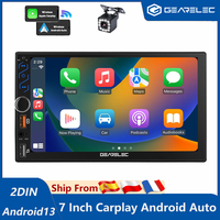 2 Din Car Radio Androidauto Carplay Android 13 GPS Car Audio 7 Inch WIFI BT IPS Automotive Multimedia Player