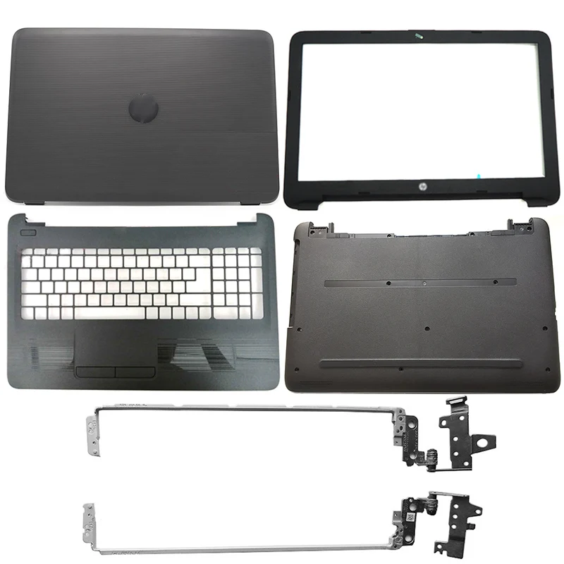 NEW For HP 15-AY 15-BA 15-BD Series Laptop LCD Back Cover/Front Bezel/Hinges/Palmrest/Bottom Case 859511-001 855027-001