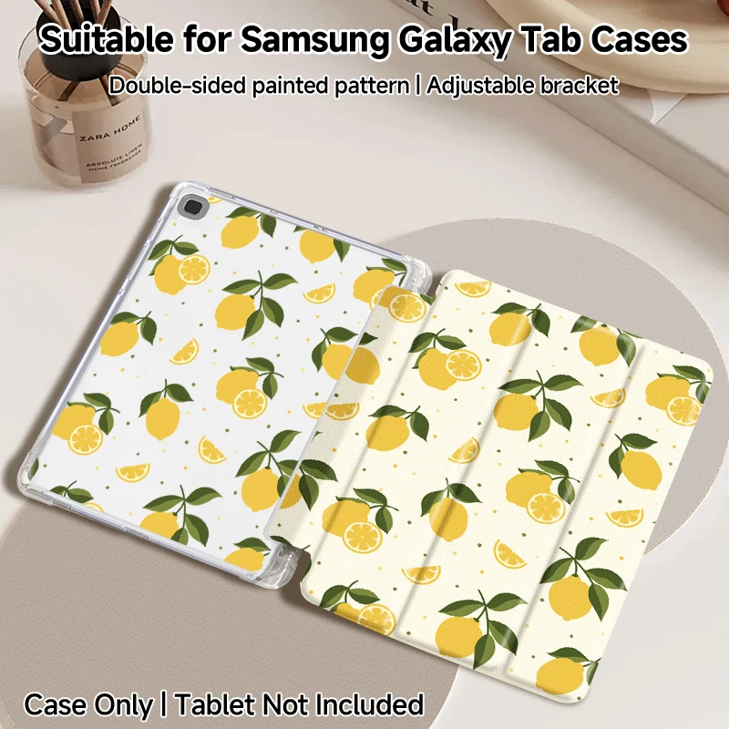 Double-sided printing protective case for Samsung Galaxy Tab S6 Lite 10.4/A7 Lite 8.7/A8 10.5/A9+/S7S8S9 11/S7+S10+ 12.4-inch