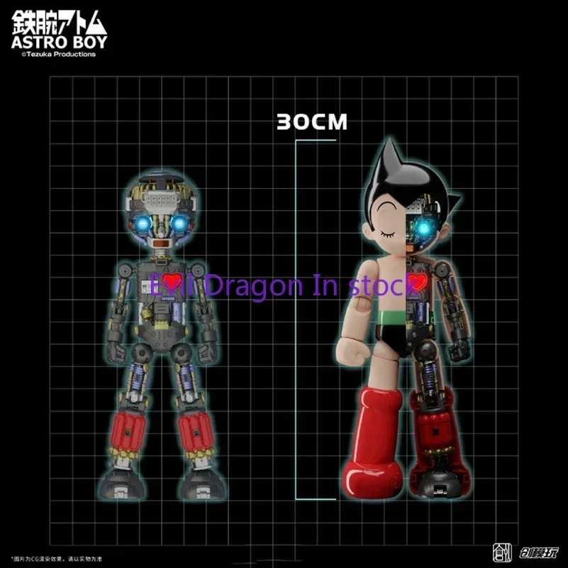 In Stock Tron Model-kit Astroboy 30cm Action Figure Collection Assembly Model Doll Boy Toys Gifts