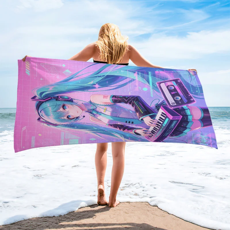 toalha-de-praia-hatsune-miku-neon-synthwave-dj-anime-toalha-de-banho-de-microfibra-de-secagem-rapida-cobertor-macio-para-viagem-e-piscina-presente-de-verao