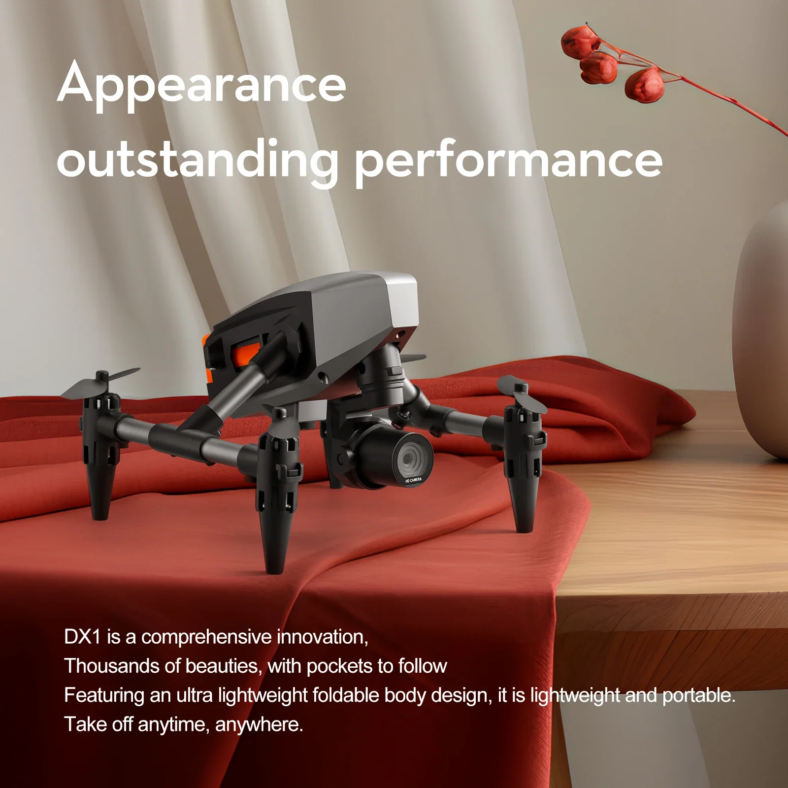 XD1 Pro Mini Drone 4K 8K Dual Camera WIFI Alloy Anti-drop Optical Flow Positioning Quadcopter  RC Toy Remote Control Gift
