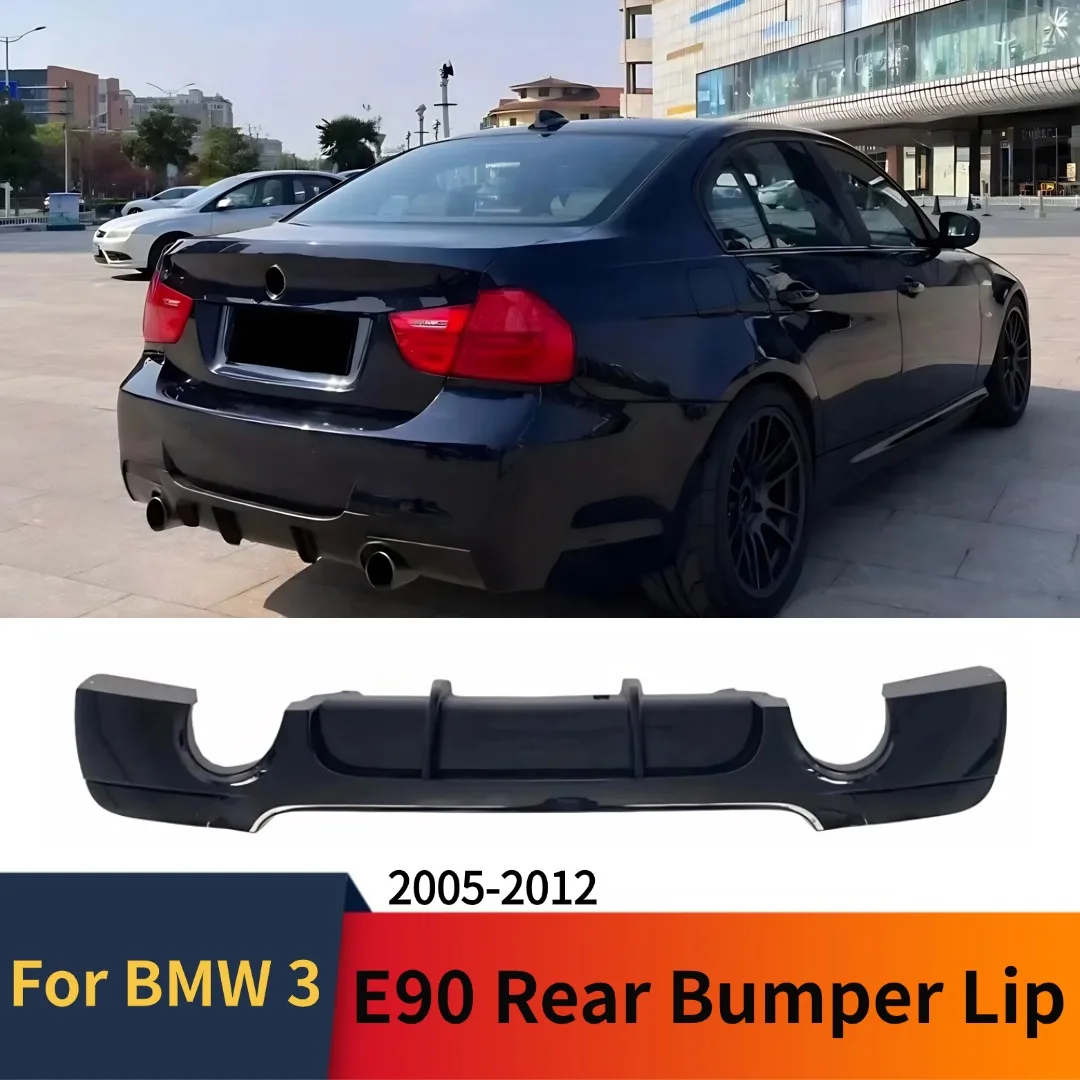 

Rear Air Dam Bumper Lip Diffuser Protector Deflector Facelift Tuning Accessories For BMW 3 Series 2005-2012 E90 E92 E93 M Sport