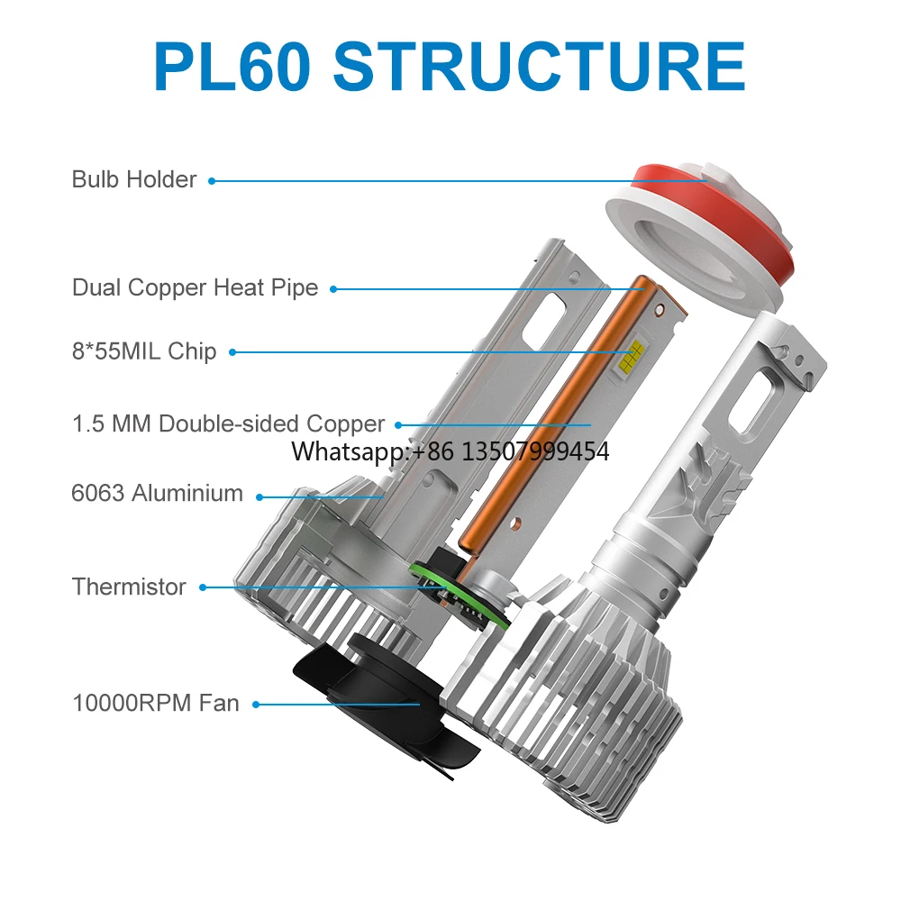 

Mini Electric Car Lamp PL60 120w H1 H4 9005 Bike Motorcycles Led Tail Lights Turck 9006 H11 9007 12v 24v H4 Halogen Bulb