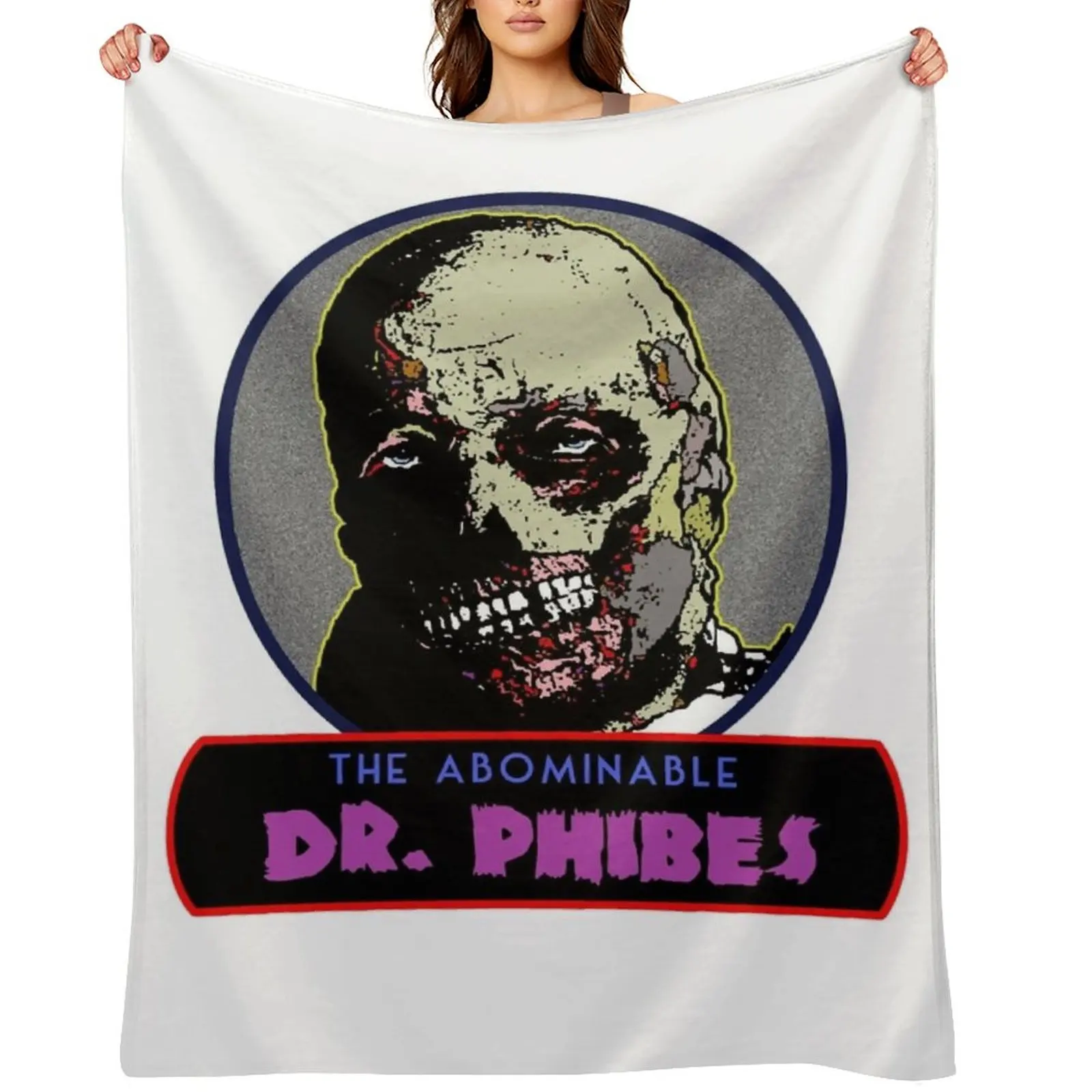 

Mens Womens Great Model Phibes Has Great Vibes Vintage Retro Throw Blanket Softest Hairys Winter beds Blankets