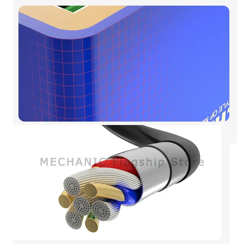 Mecánico de carga rápida Icharge 8M, pantalla Digital para teléfono, IPAD, multiinterfaz, protección contra cortocircuitos, carga