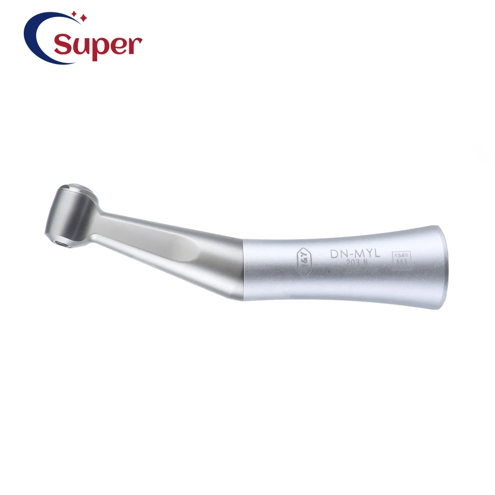 

Dental Slow Speed Handpiece Push Button 1:1 Ratio Contra Angle With Ball Bearing Polishing Dentist Tool