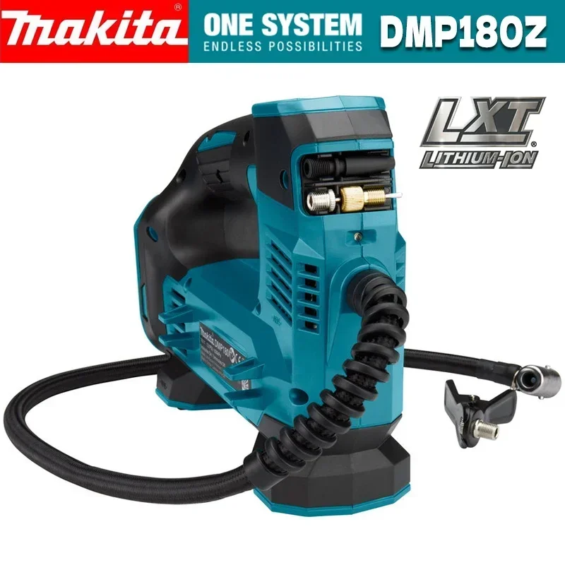 Makita DMP180 18V LXT Cordless Inflator For Car Portable Tyre Inflator Electric Motorcycle Pump Air Inflator Auto-stop DMP180Z