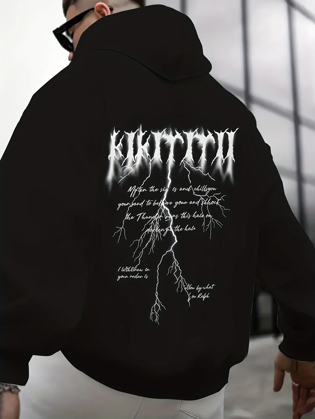 Men's New Autumn/Winter Warm Hoodie Simple and Versatile Men's Long-Sleeve Pullover Hoodie Daily Commute Hooded Sweatshirt