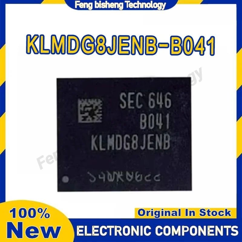 

KLMDG8JENB-B041 KLMDG8JENB B041 128GB BGA153 EMMC 128G Flash Memory IC Chipset in stock