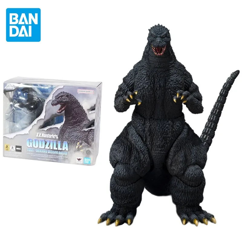 

Bandai Original Anime Figure S.H.MonsterArts SHM GODZILLA 1991 SHINJUKU DECISIVE BATTLE Action Figure Toys for Kids Gift Model