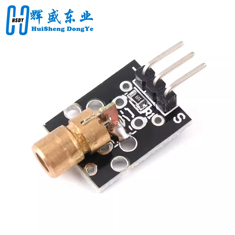 KY-008 650nm Laser Sensor Module 6mm 5V 5mW Red Dot Diode Copper Head for Arduino