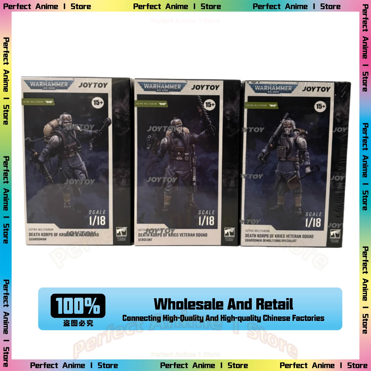 

24-часовая доставка JOYTOY 1:18 3,75-дюймовый Warhammer 40k DKK Krieger Death Legion, движущийся солдат, полностью движущийся солдат, подарочная коллекция