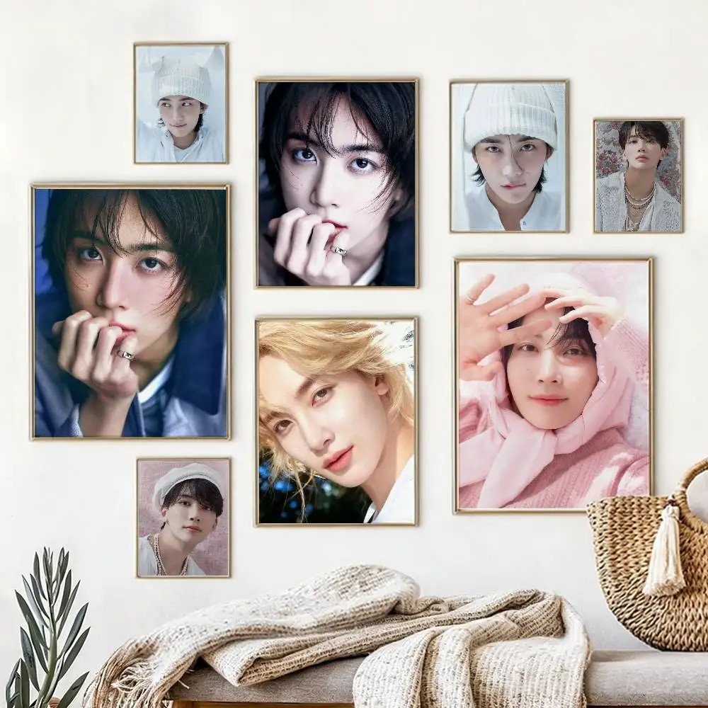 

J-JEONGHAN Angel Poster High Quality Dorm Living Room Aesthetic Wall Decoration Painting Stickers Gift