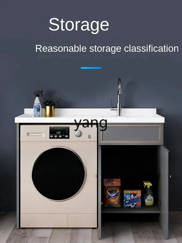 cx Balcony Cabinet Combination Wash Wardrobe Alumimum Washing Machine Partner Bathroom Sanitary