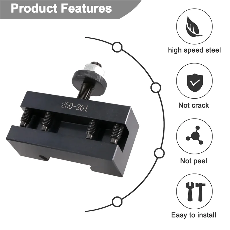 แท่นจับเครื่องมือกลึง CNC แบบเปลี่ยนเร็ว ABWP-10-15 นิ้ว Bxa  1 ตัวจับสำหรับงานกลึงและงานปาด  250-201 สำหรับเครื่องกลึง