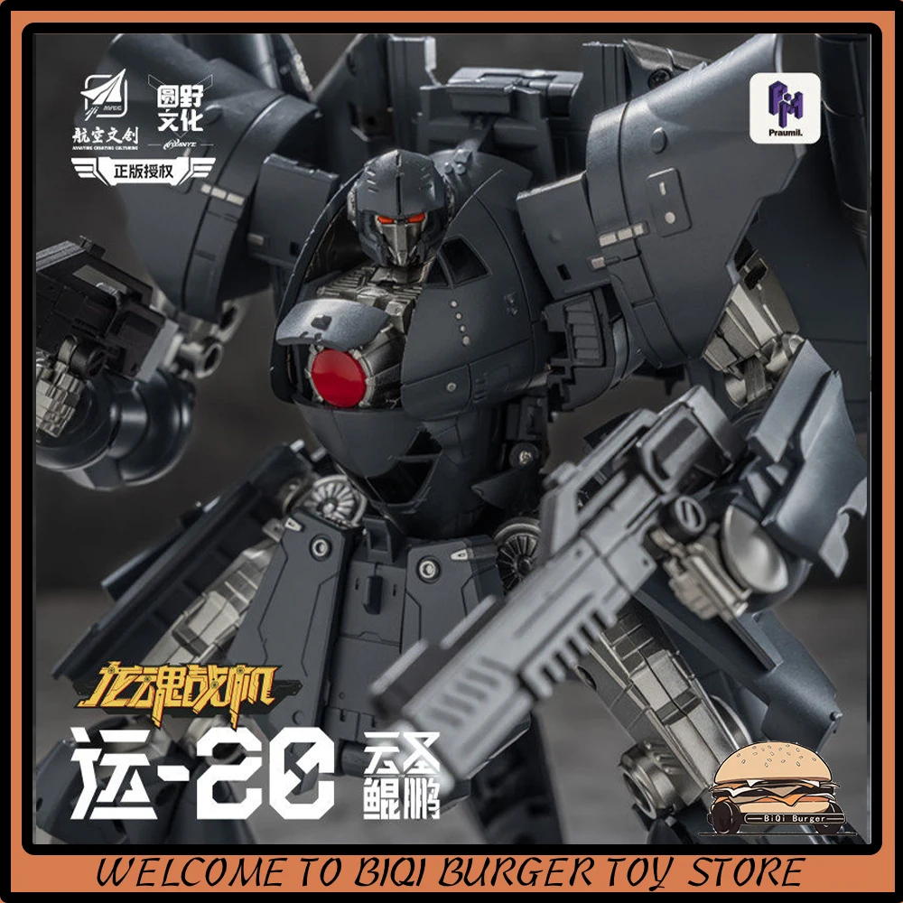 

YuanYe Dragon Soul Fighter Plane Y20 Assembly Model Kit Aviation Transformation Mech Yunsheng Kunpeng Collection Kid Toy Gift