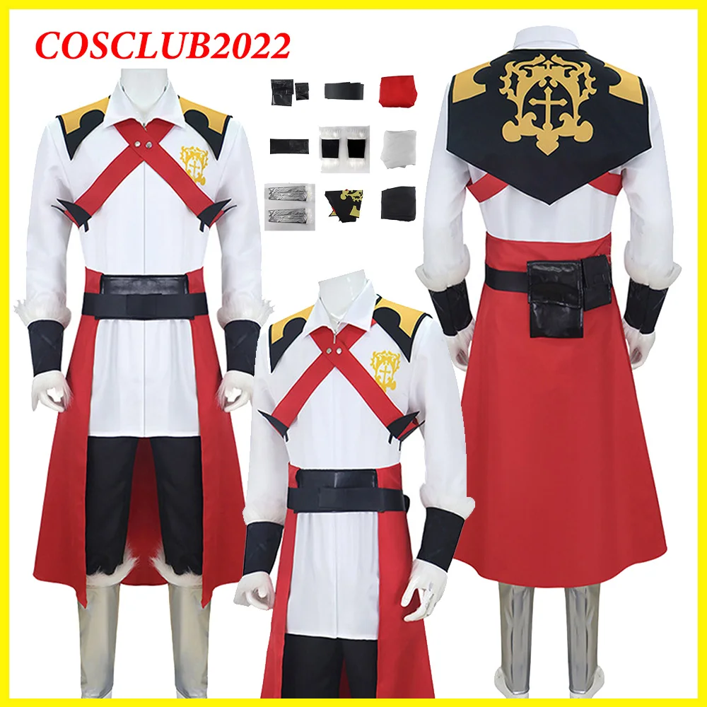

Disguise Belmont Cosplay Costume Shawl Belt Game Castlevania Roleplay Clothing Men Adult Carnival Outfits Halloween Party Suit